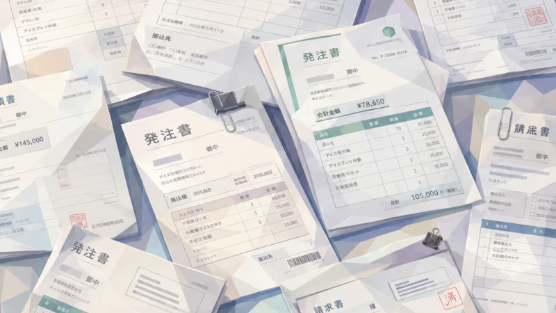 証憑の基幹システムへの「転記・照合」代行のイメージ